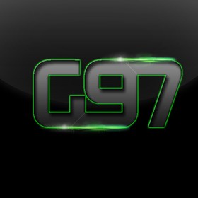 GAViNx97 - Logotypes: G97 Logo - Neon Green