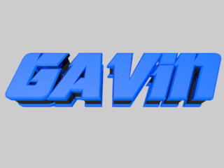 GAViNx97 - Logotypes: GAViN text